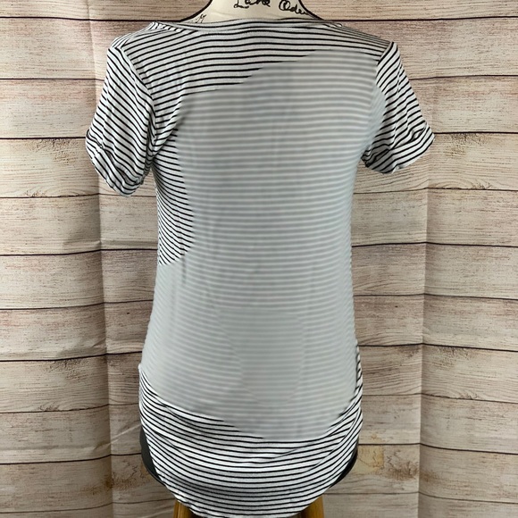 Pink Rose Short Sleeve V-Neck Tee - Picture 2 of 5